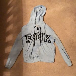 VS PINK blue hoodie